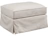 Upholstery El Moro White Upholstered Ottoman