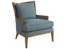 Upholstery Atwood Blue Fabric Accent Chair