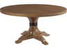 Newport Magnolia Round Wood Sandstone Dining Table