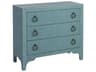 Newport Balboa Island 3-Drawers Green Chest Nightstand