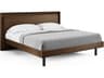 Linq Toasted Oak Black Brown Hardwood Wood King Platform Bed