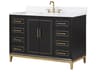 Gracie 48" Midnight Black Vanity