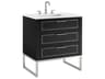Markham 30" Midnight Black Brushed Nickel Vanity