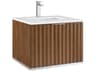 Terra 24" Walnut Brushed Nickel Vanity