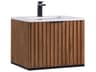 Terra 24" Walnut Matte Black Vanity