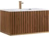 Terra 36" Walnut Satin Brass Vanity