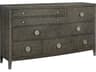Linea 8 Drawer Wood Dresser Cerused Charcoal