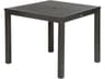 Aura Dining Table Graphite Powder-Coated Aluminum