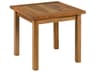 Monaco Side Table - Natural Teak - 17" Wide
