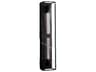 Caged 2-Light Black Marble Wall Sconce