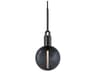 Forked 1-Light Gun Metal Gunmetal Globe Mini Pendant