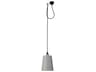 Hooked 1-Light Steel Gray Mini Pendant