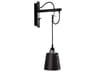 Hooked 1-Light Steel Wall Sconce