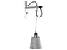 Hooked 1-Light Steel Wall Sconce