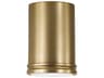 Griffin 1-light Aged Brass Flush Mount