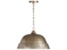 Sedona 1-Light Oxidized Nickel Bell Pendant
