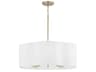 Sabine 6-Light Matte Brass Pendant