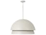 Jensen 1-light Taupe White Pendant