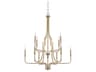 Dawson 10-Light Aged Brass Candelabra Tiered Chandelier