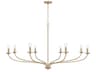 Dolan 8-Light Matte Brass Candelabra Chandelier