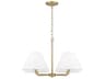 Parson 4-Light Matte Brass Chandelier