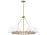 Parson 6-Light Matte Brass Cylinder Chandelier