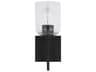 Carter 1-Light Matte Black Wall Sconce