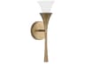 Nola 1-Light Mystic Luster Brass Wall Sconce