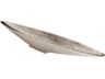 Textured Nickel Gondola Serving Tray