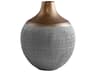 Charcoal Grey Bronze Osiris Vase