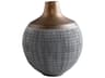 Charcoal Grey Bronze Osiris Vase