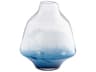 Clear Cobalt Water Vase