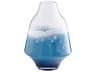 Clear Cobalt Water Vase