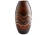Amber Swirl Nina Vase
