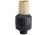 Matt Black Gold Allumage Vase