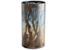 Miombo Green / Blue 12" High Vase