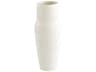 Leela White 14" High Vase