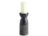 Escalante Black 10" High Candle Holder