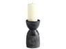 Escalante Black 8" High Candle Holder