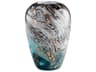Prismatic Multi Colored 11" High Vase