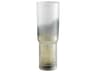 Canyonland Clear / Guilded Silver 17" High Vase
