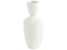 Bravo White 14" High Vase