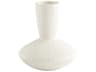 Echo White 12" High Vase