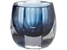 Azure Oppulence Blue / Clear 4" Vase