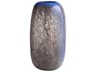 Bluesposion Black / Blue 10" High Vase