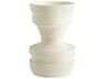 Latte White Taras Vase