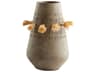 Textured Grey Retting Vase