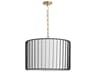 Tuxedo 3-Light Black Pendant