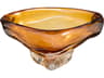 Alistair Amber Clear Decorative Plate