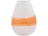 Pacaya White Orange Vase
